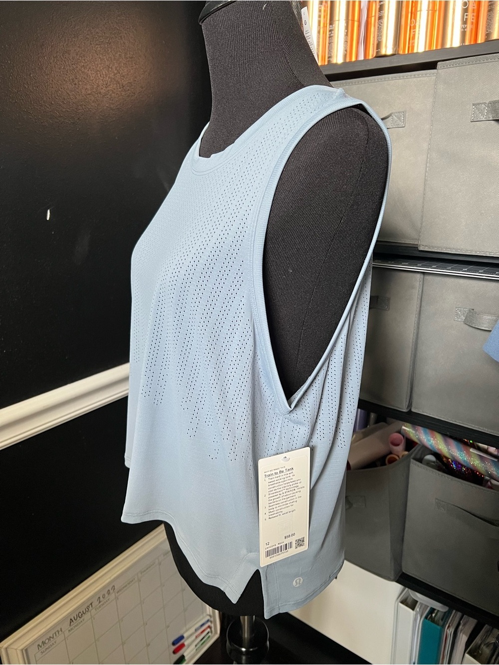 lululemon athletica Train to Be tank - Blue - Picture 2 of 4